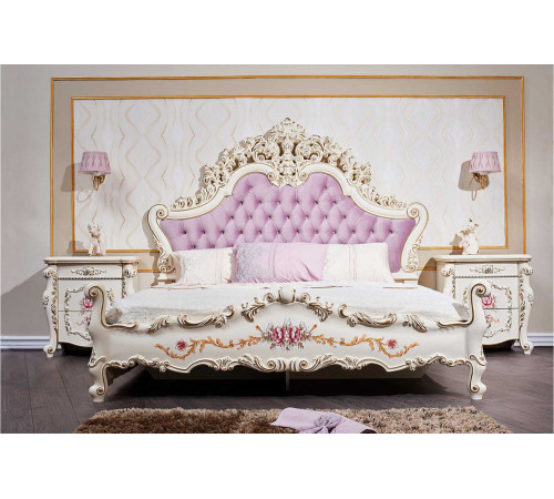 Кровать Венеция Классик (крем) 1800х2000