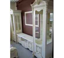 Шкаф-витрина однодверная Рафаэлла (беж)