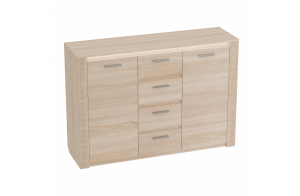 Широкий комод 1400 Элана, цвет Бодега белая