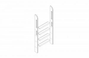 Пакет №7 Прямая лестница для кровати Соня