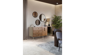 Комод для гостиной Богемия Вуд (Bogemia Wood) БМКМ-4(Wo)[5][10]